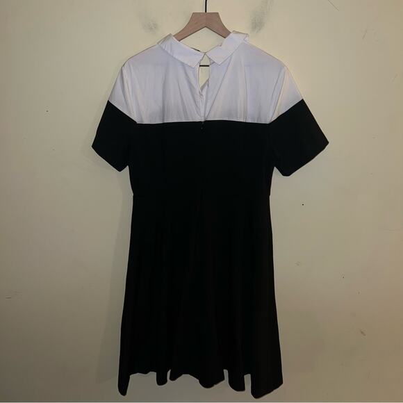 ELOQUII two tone top button workwear dress 16 - Picture 5 of 5